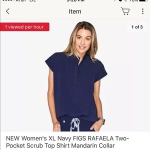 NWOT WOMENS FIGS SCRUB TOP❤️